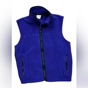 L.L. Bean Royal Blue Fleece Vest